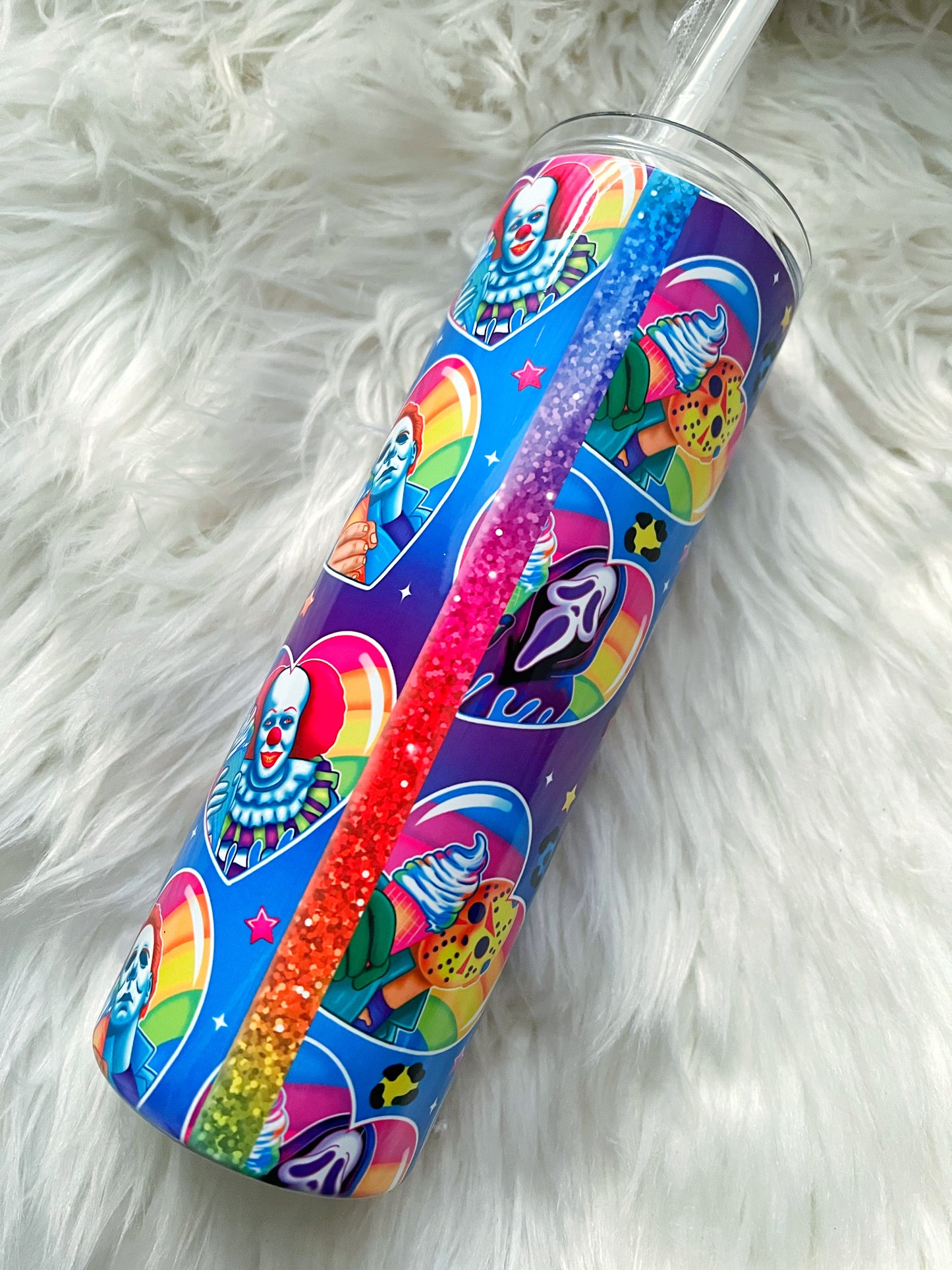 Horror Rainbow Tumbler
