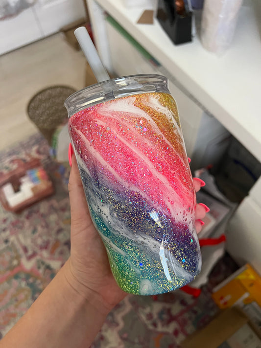 Mini Rainbow Milky Way Tumbler