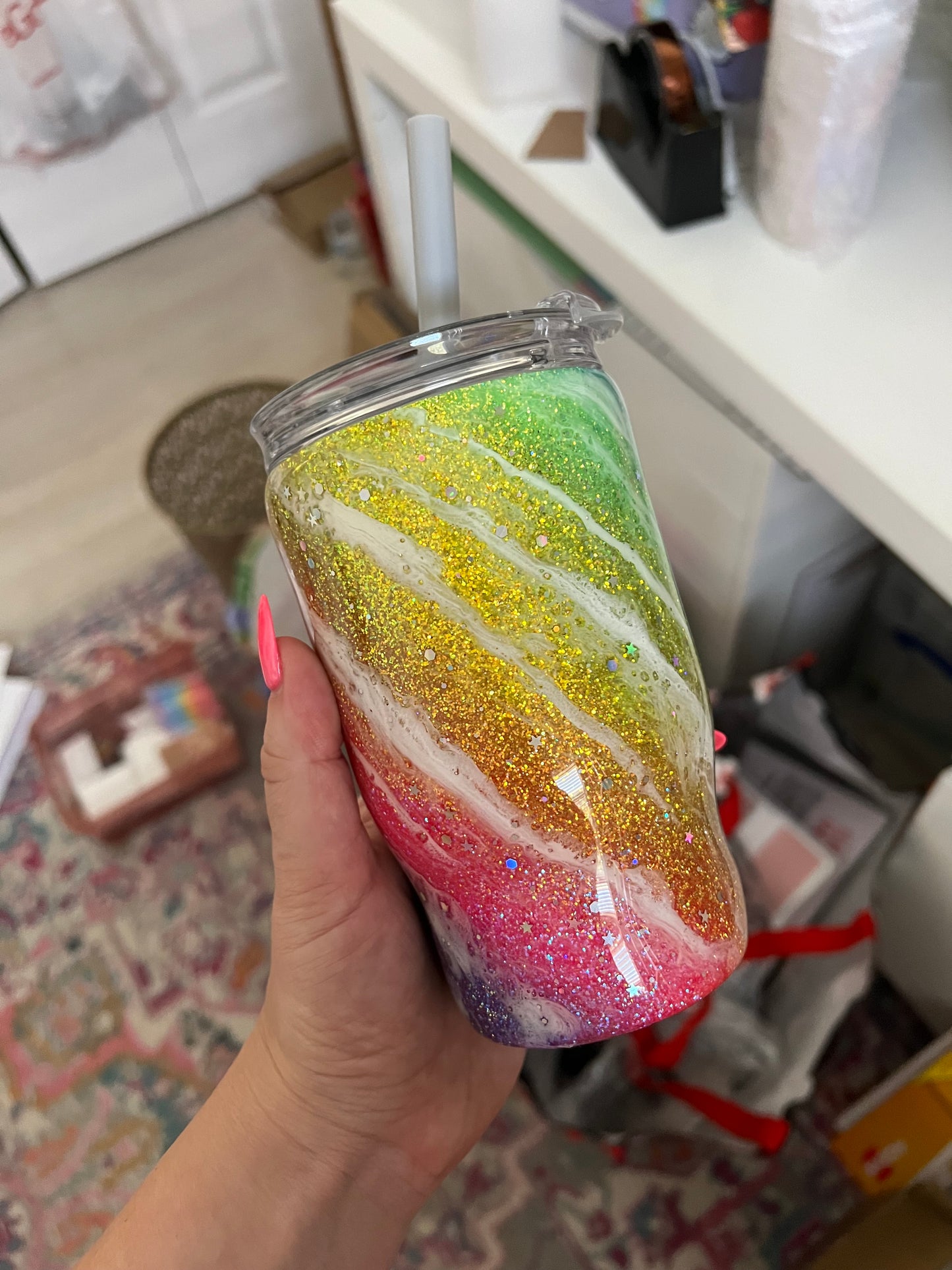 Mini Rainbow Milky Way Tumbler
