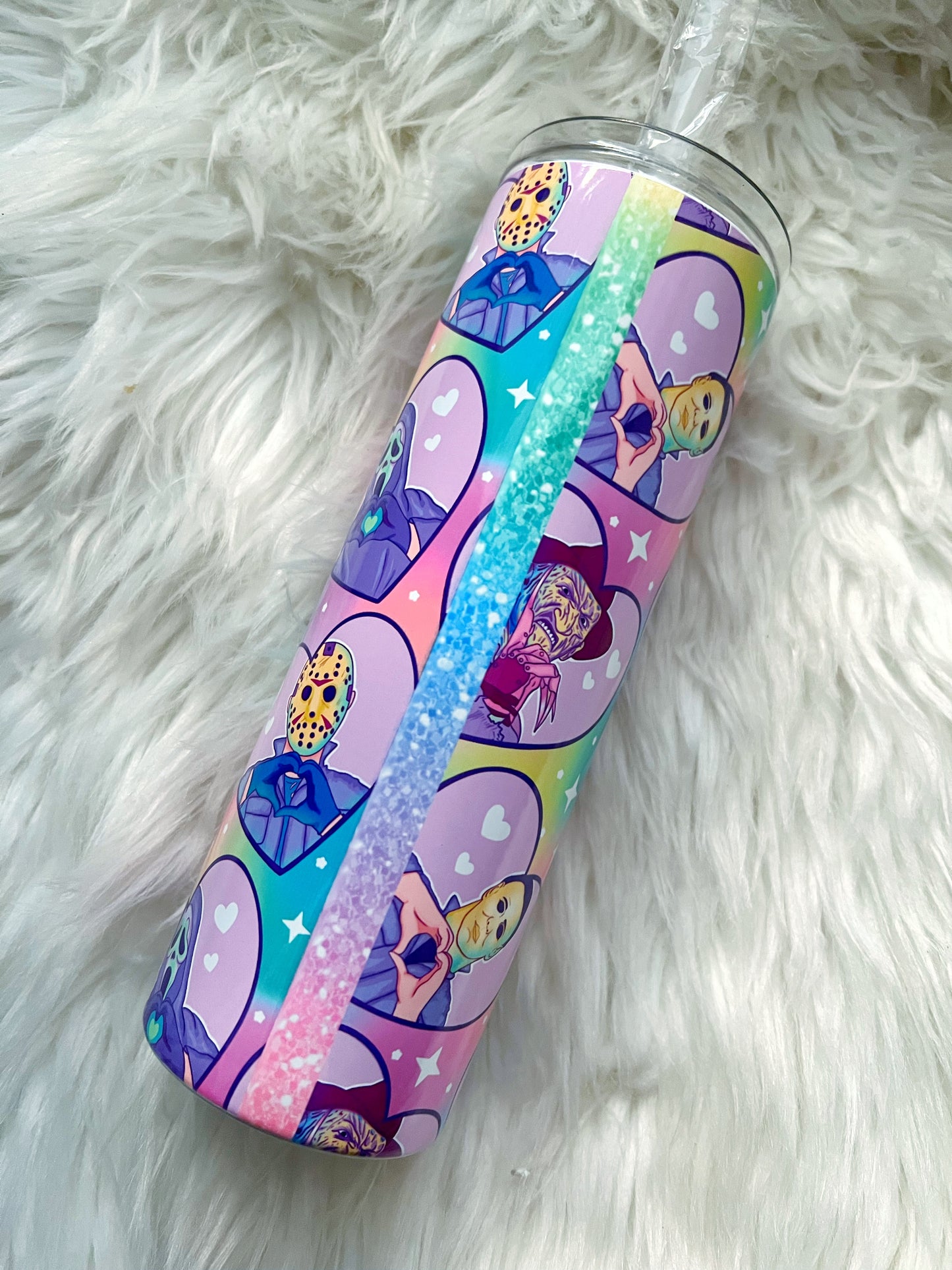 Horror Rainbow Tumbler