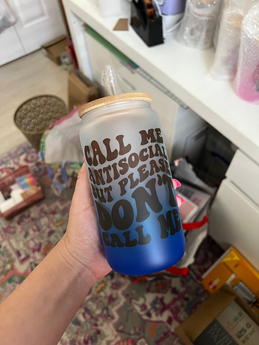 Anti-Social Glass Can