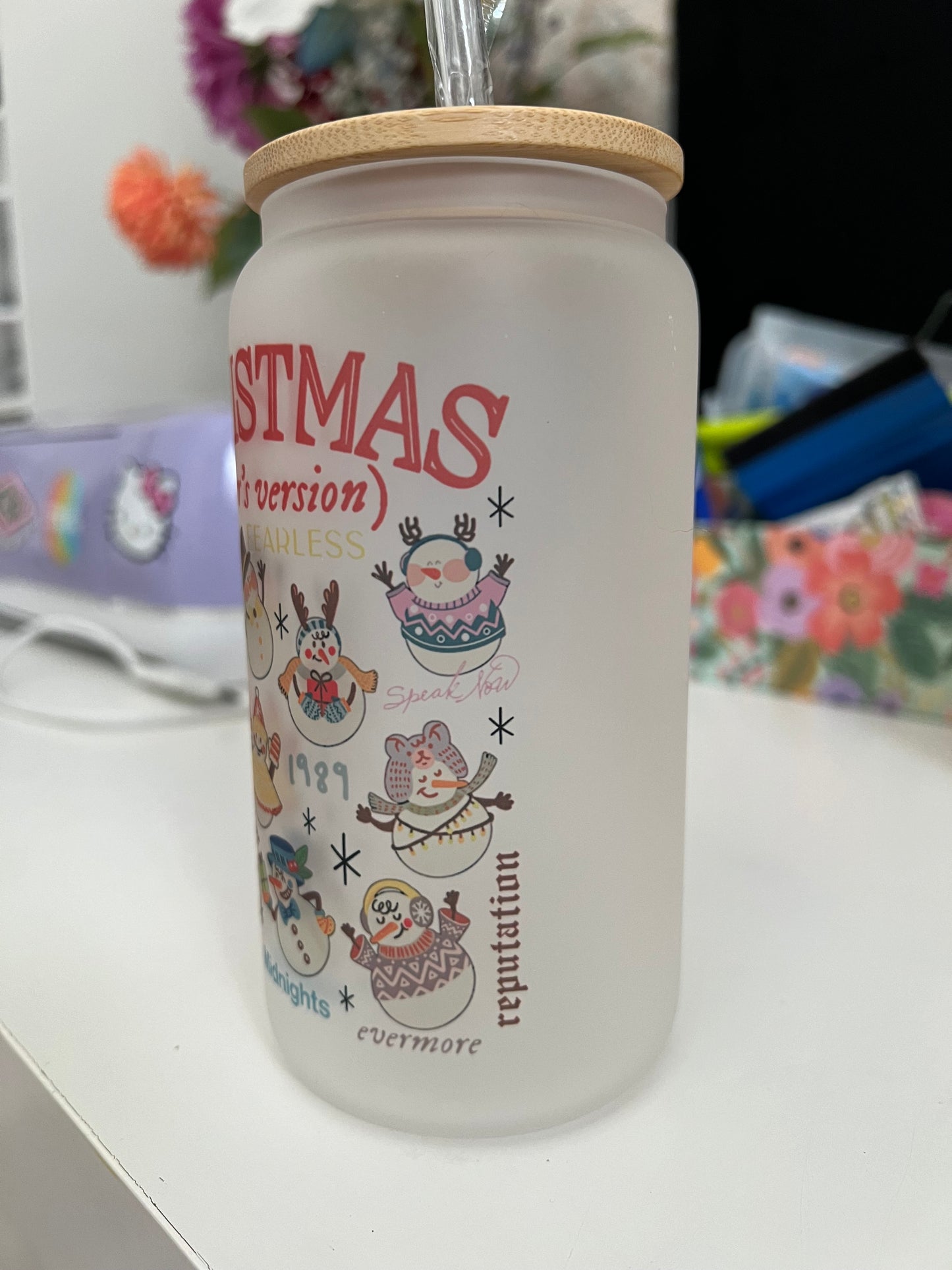 Swiftmas Glass Can