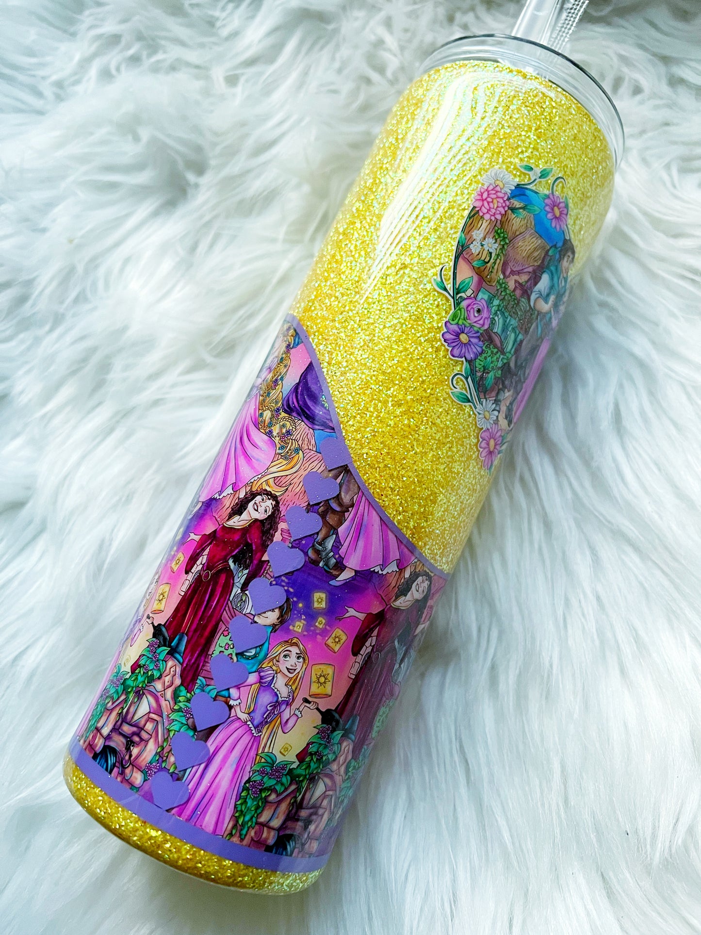 Princess Glitter Tumbler
