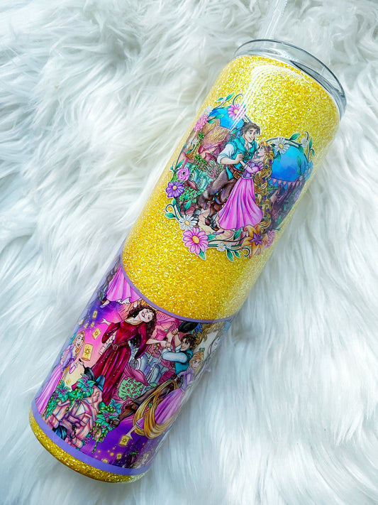 Princess Glitter Tumbler