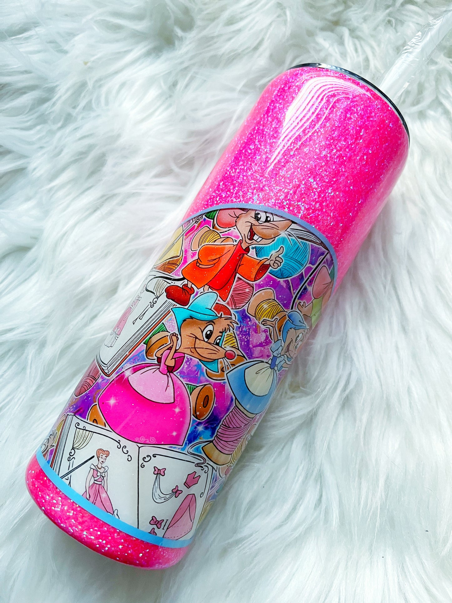 Sewing Club Glitter Tumbler