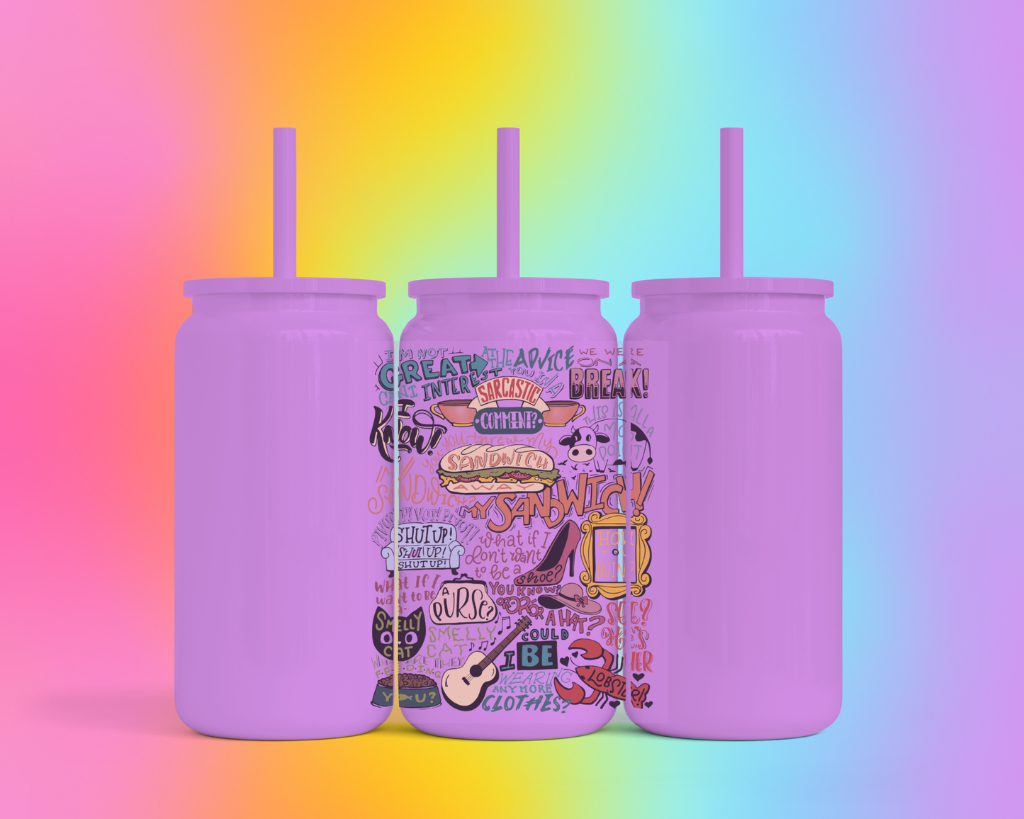 Friends Metal Can