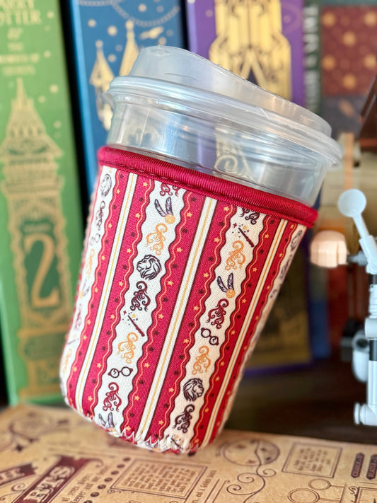 Red Lion Wizard House Cup Sleeve