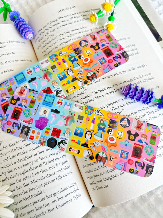 Rainbow Y2K Bookmark