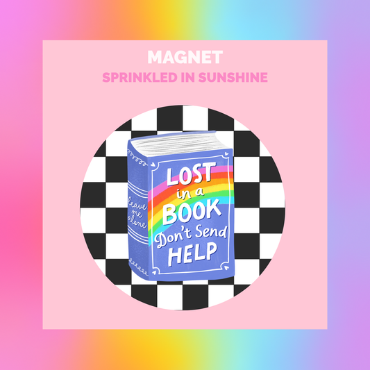 Lost In A Book Magnet