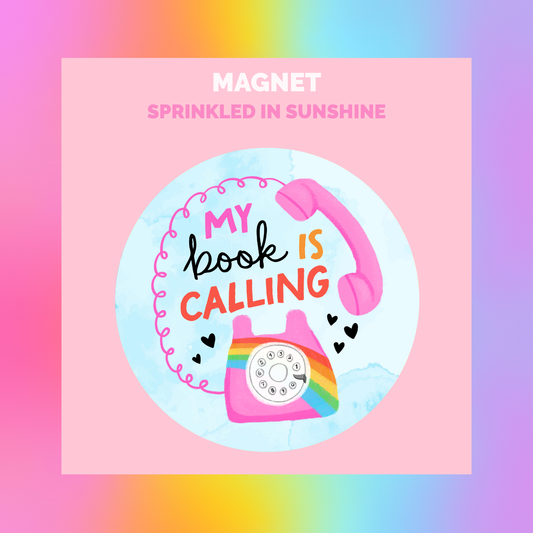 My Book Is Calling Magnet