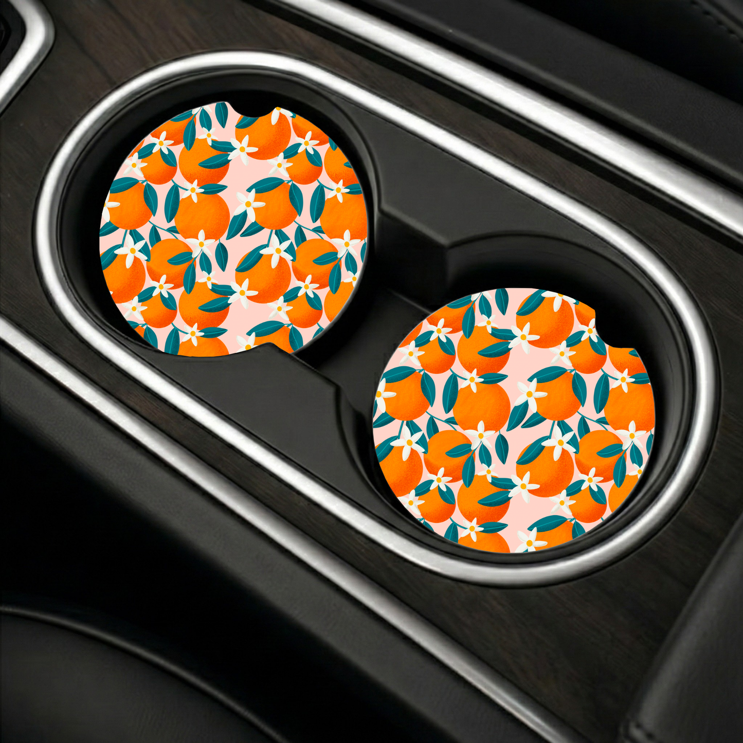 Orange Car Coaster