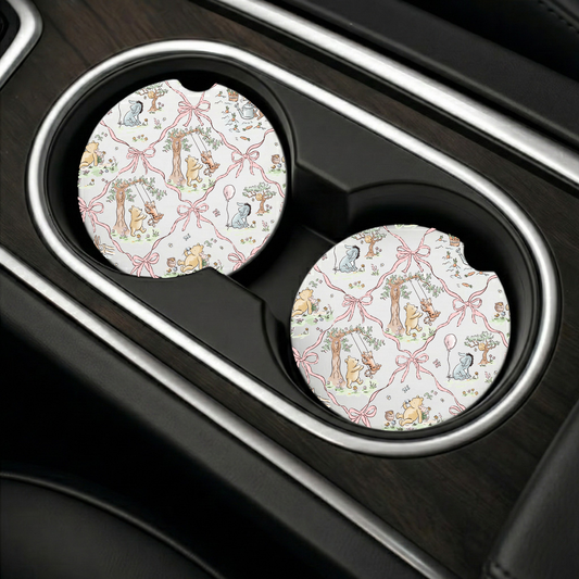 Hunny Bow Car Coaster