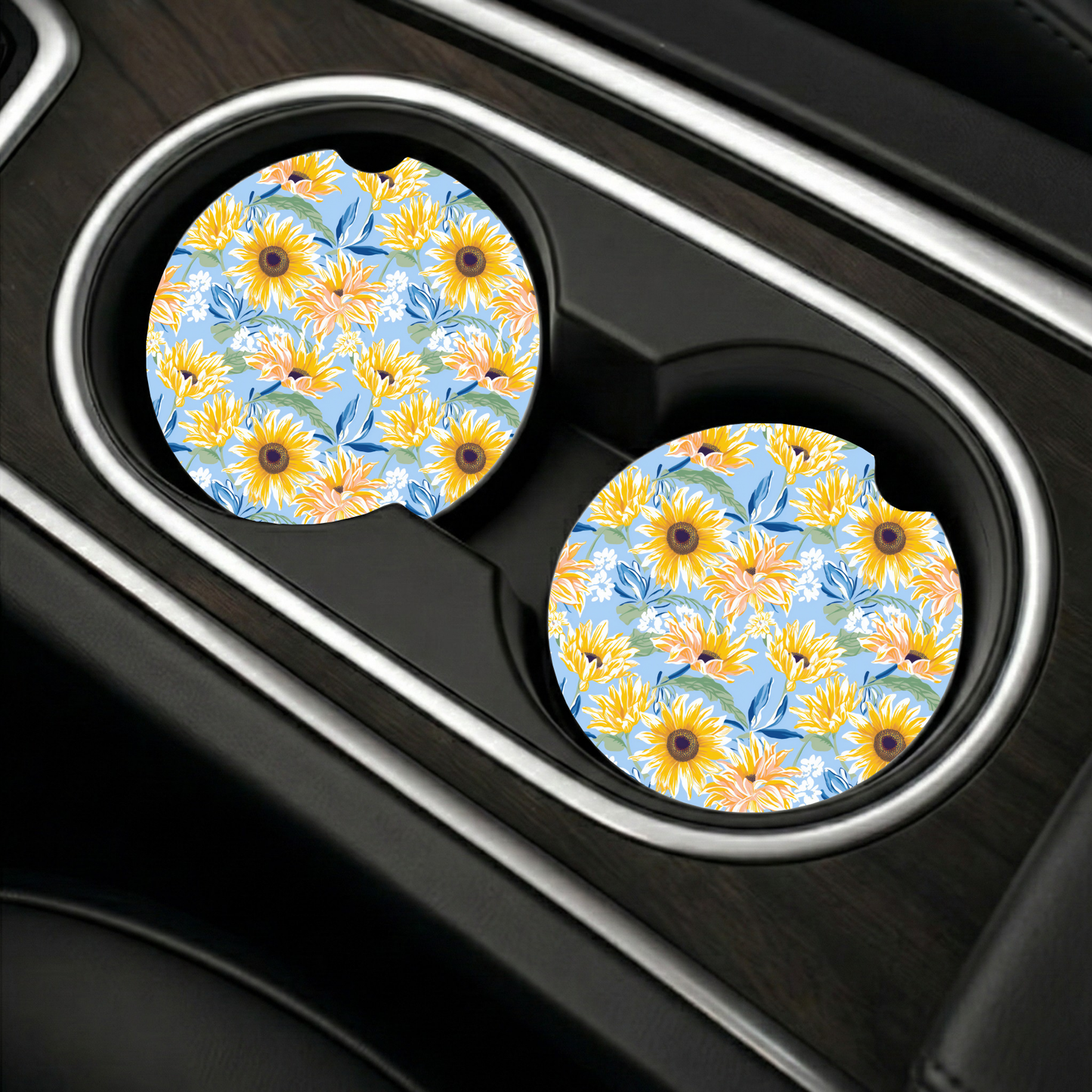 Sunflower Car Coaster