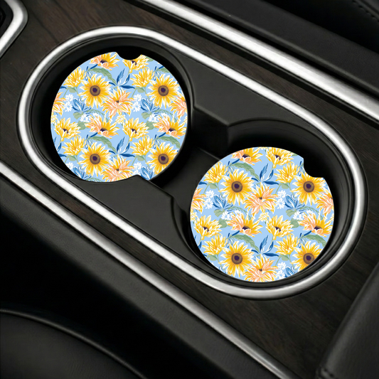 Sunflower Car Coaster