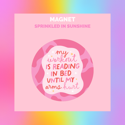 Books Are My Workout Magnet