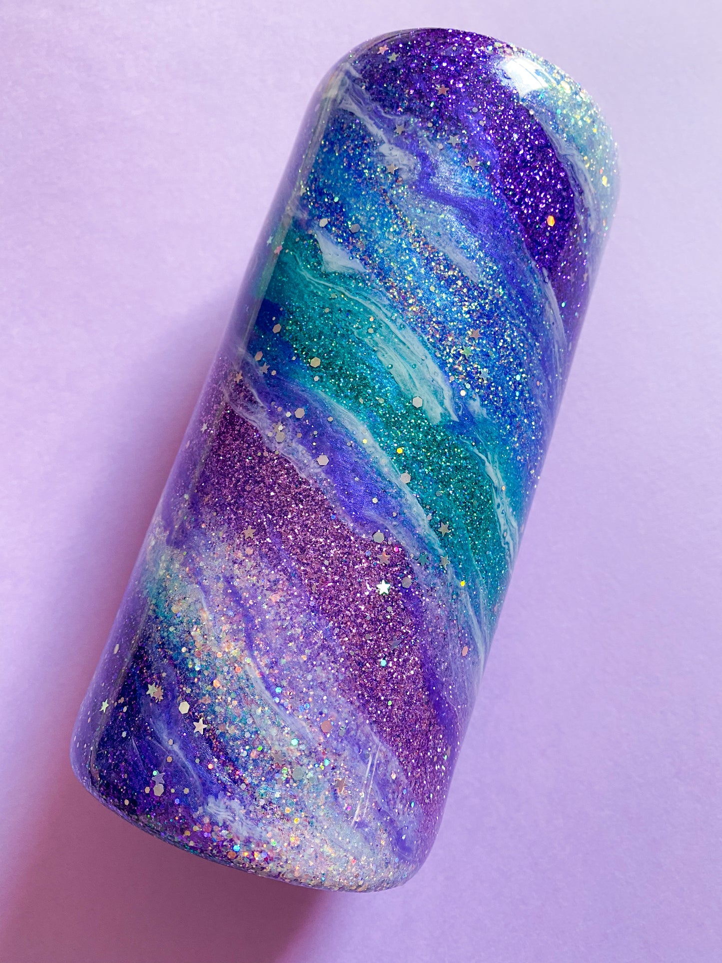 Mermaid Glitter Milky Way Tumbler