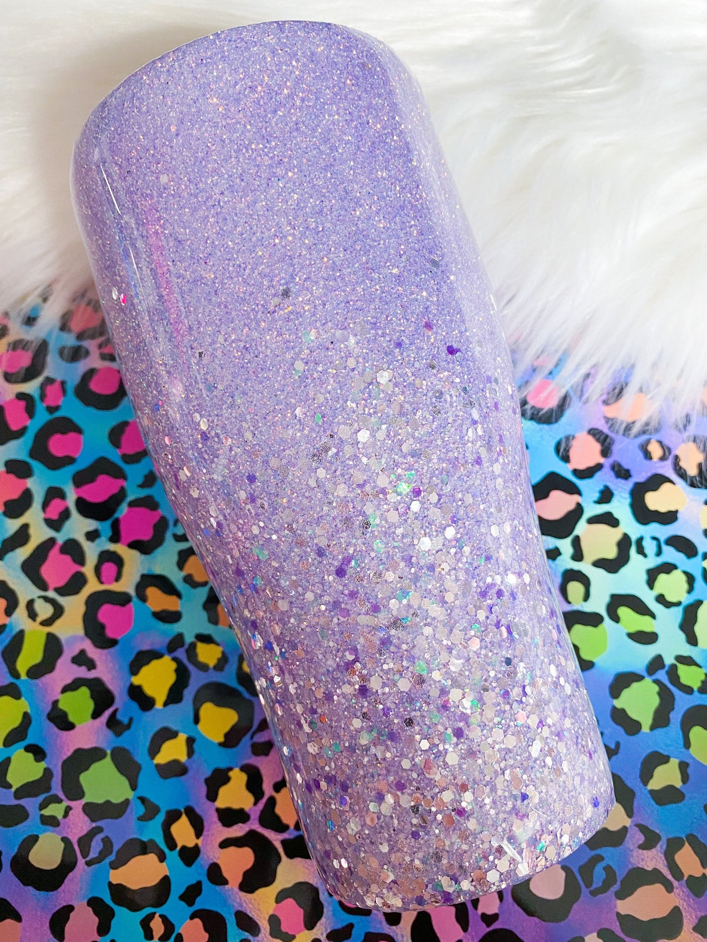 Nurse Appreciation Lilac Ombré Glitter Tumbler