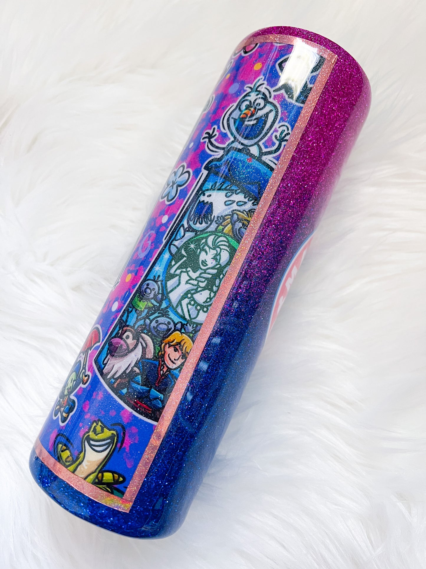 Main Street Coffee Glitter Tumbler