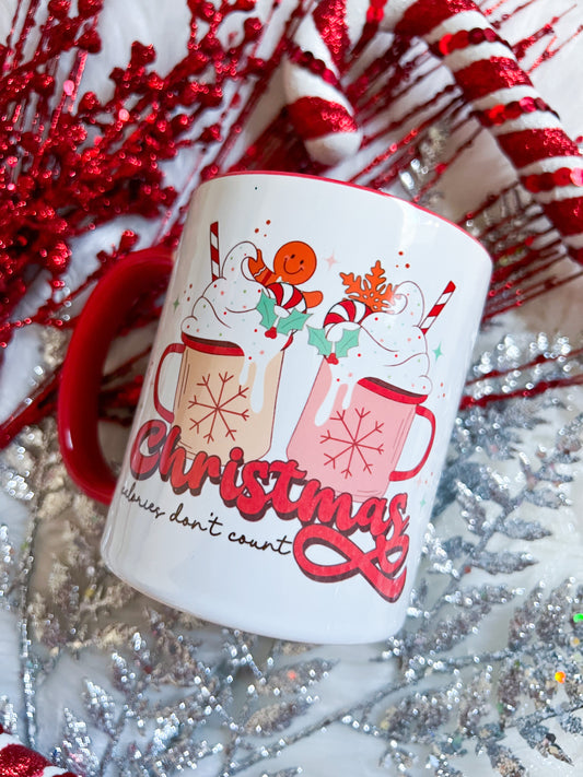 Christmas Calories Don’t Count Mug