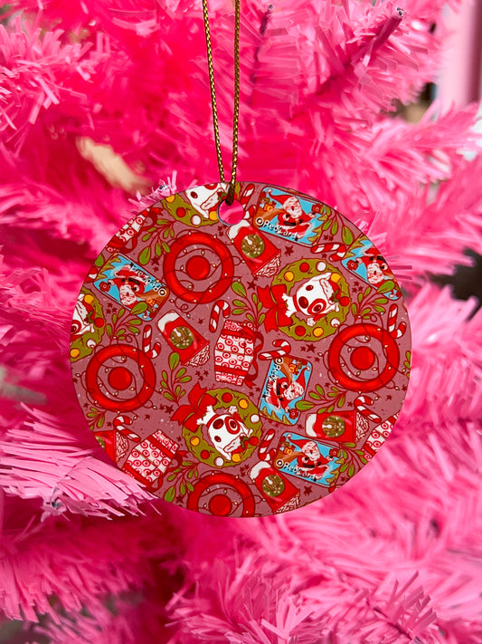 Bullseye Christmas Ornament