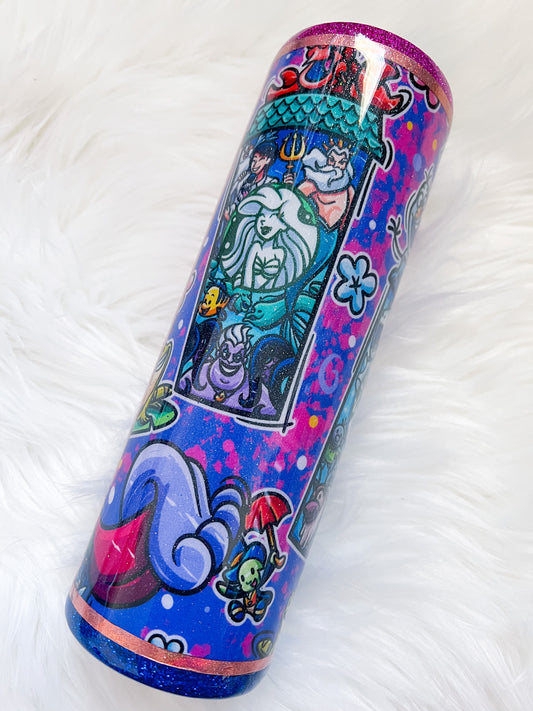 Main Street Coffee Glitter Tumbler