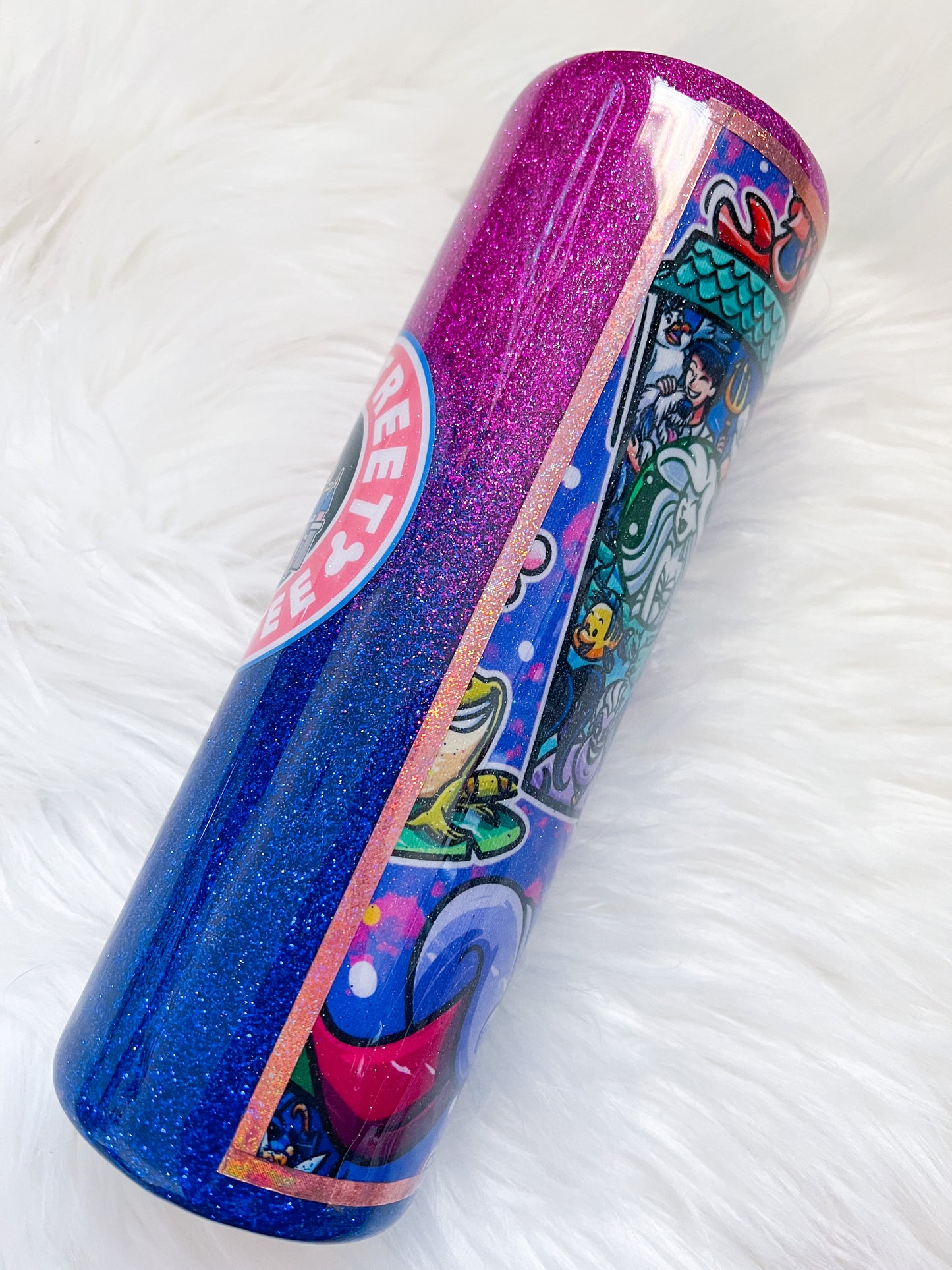 Main Street Coffee Glitter Tumbler