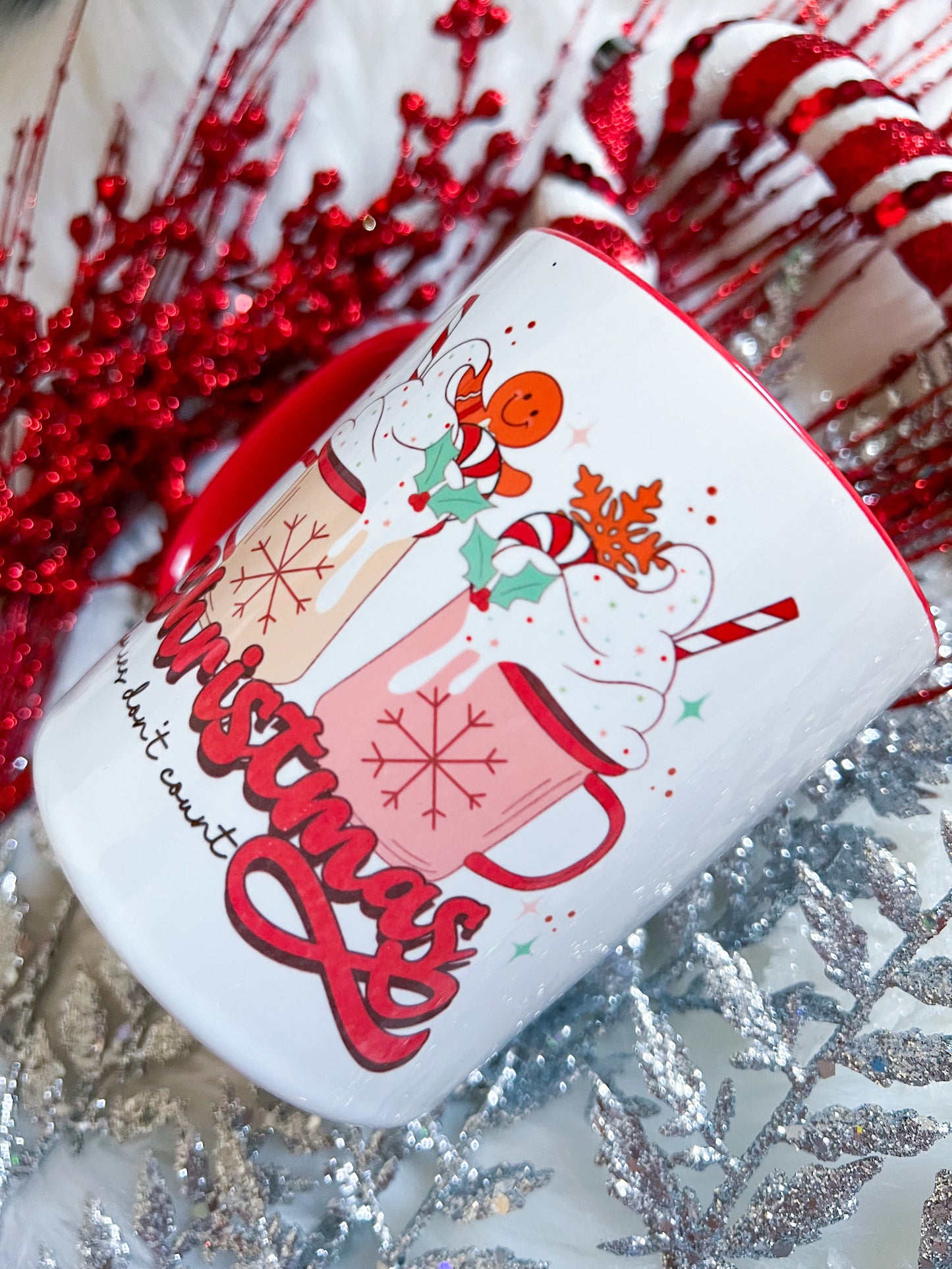 Christmas Calories Don’t Count Mug