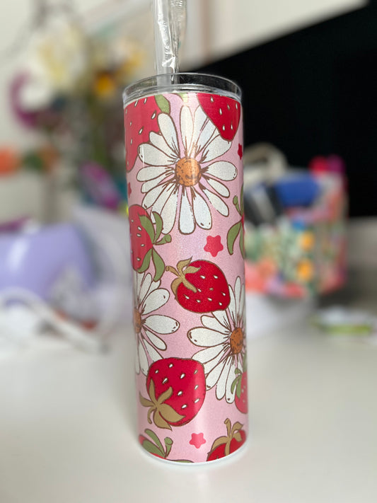 Berry Daisy Tumbler