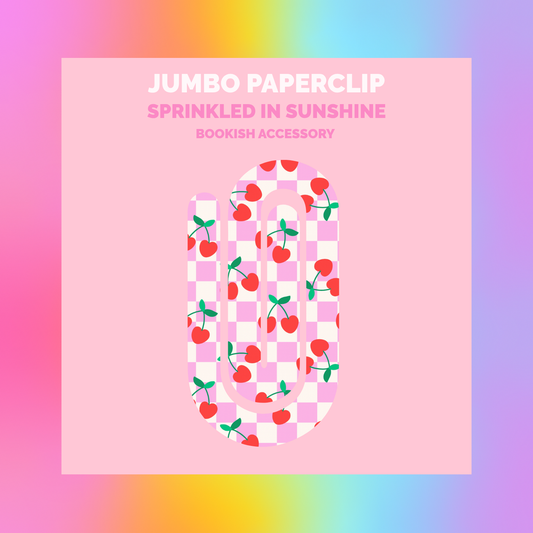 Cherry Checker Jumbo Paperclip