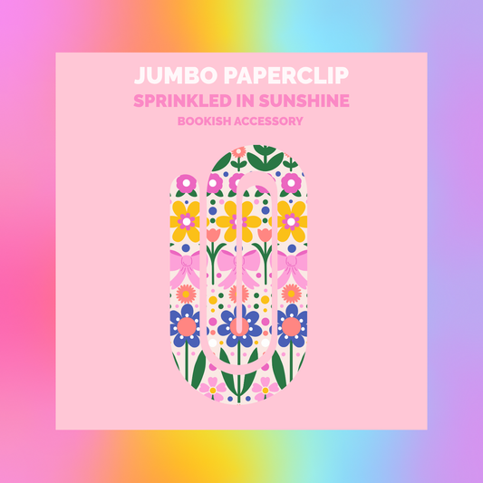 Floral Coquette Jumbo Paperclip