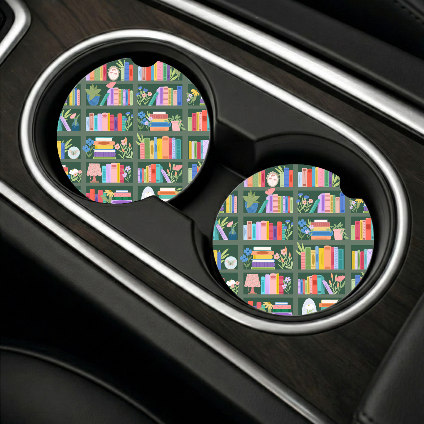 Bookish Car Coaster