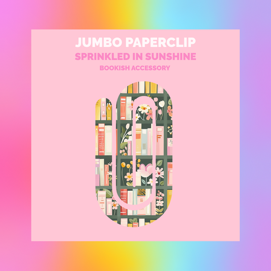 Green Bookshelf Jumbo Paperclip