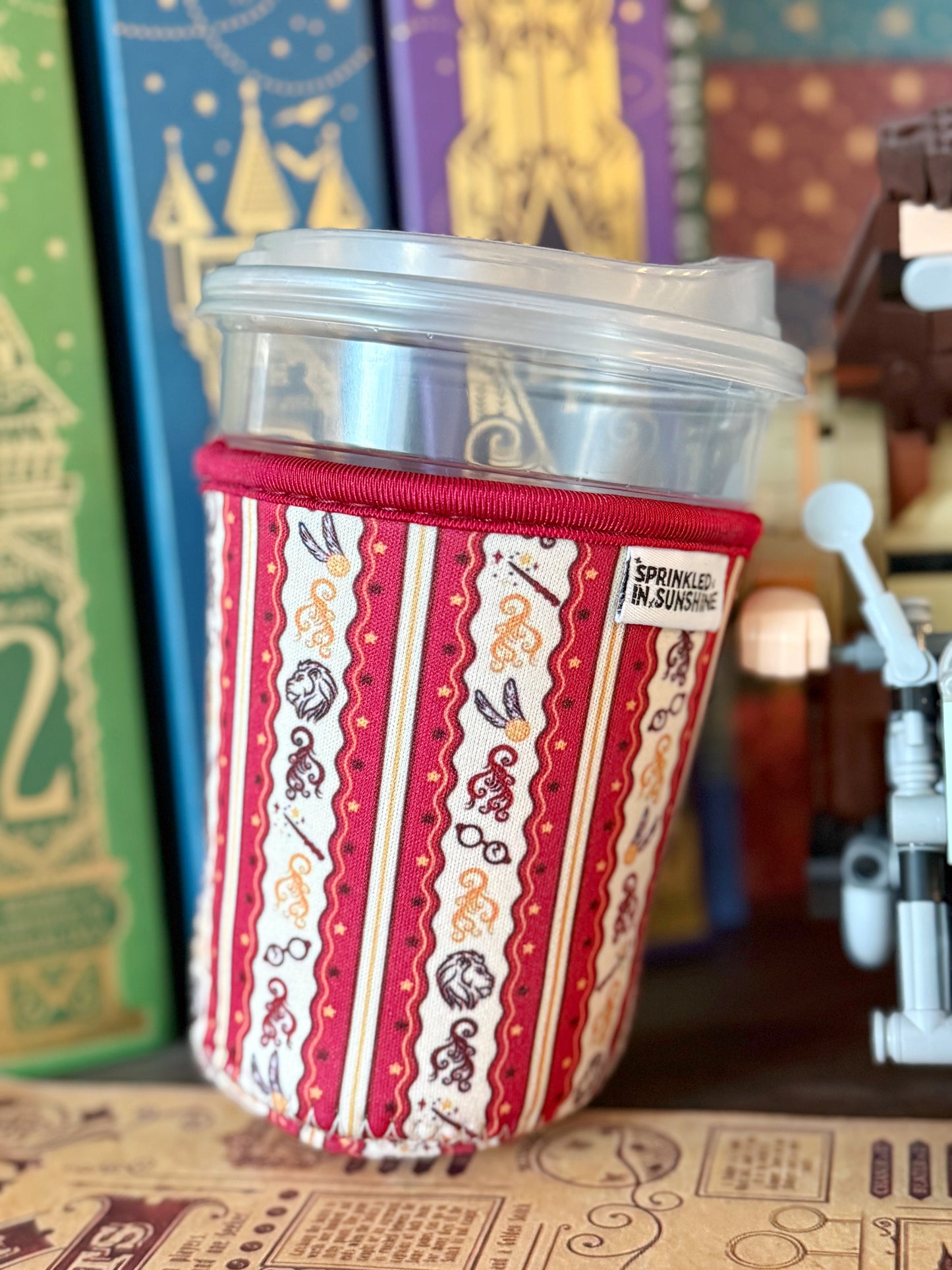Red Lion Wizard House Cup Sleeve
