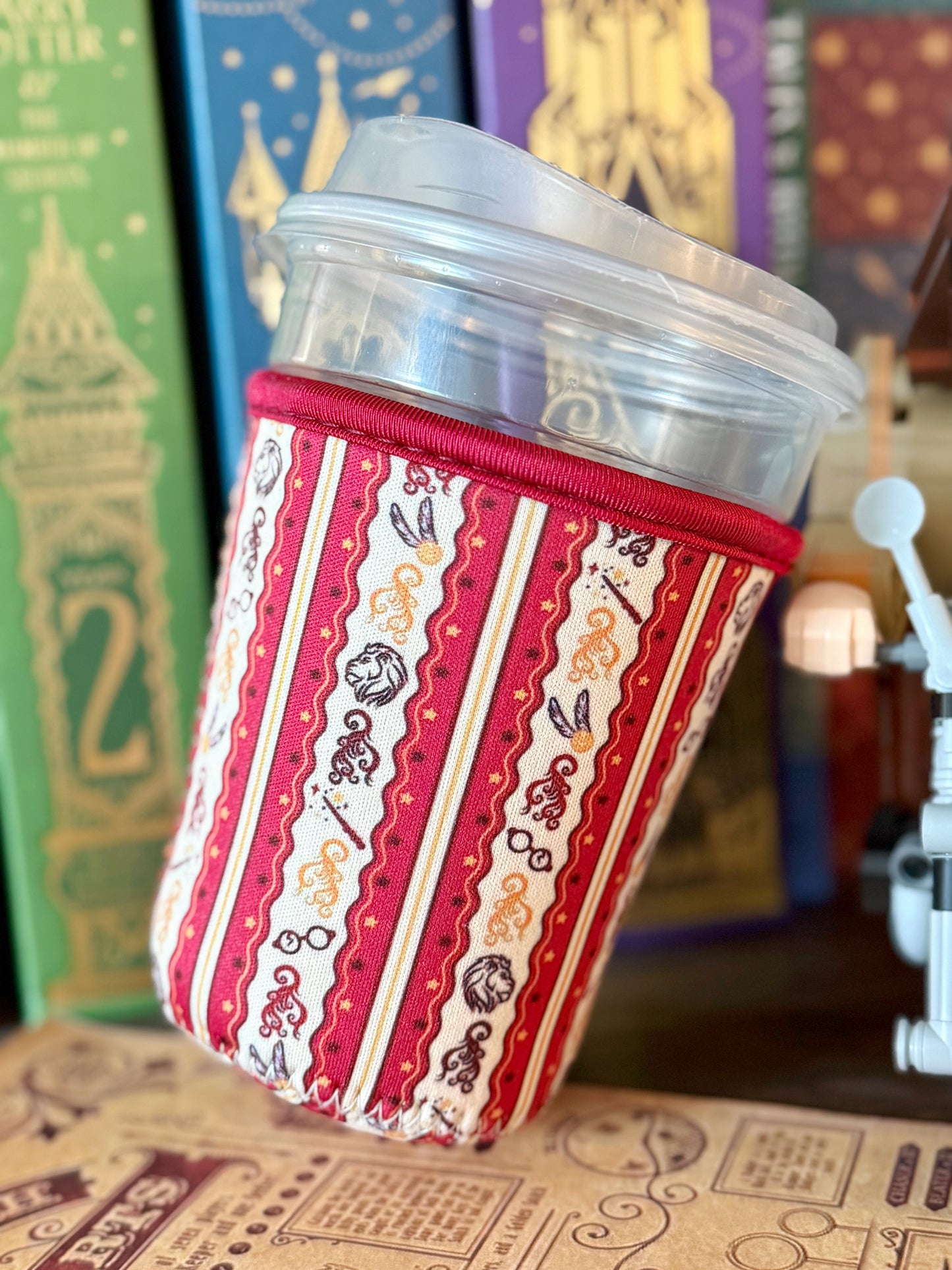 Red Lion Wizard House Cup Sleeve