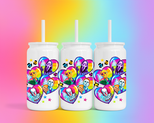 Rainbow Horror Metal Can