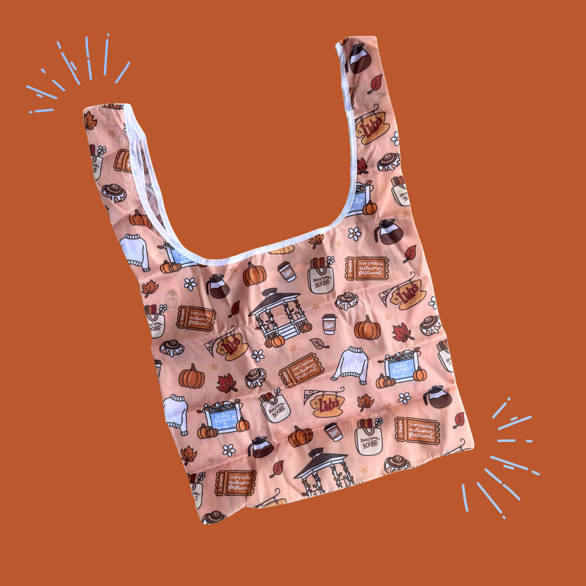 Gilmore Fall Reusable Foldable Tote Bag