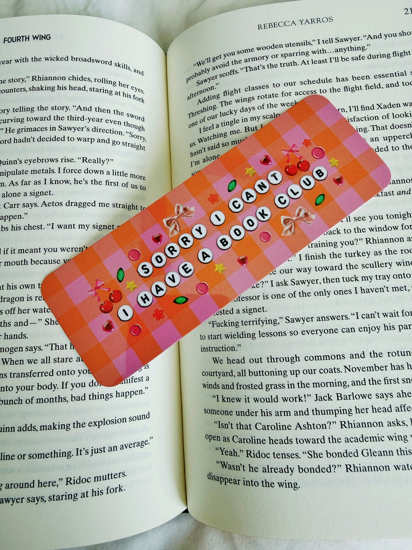 Bookclub Beads Bookmark
