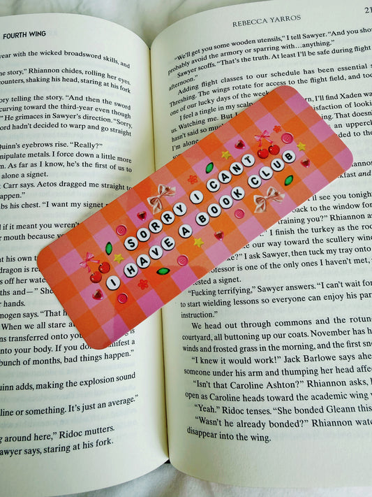 Bookclub Beads Bookmark