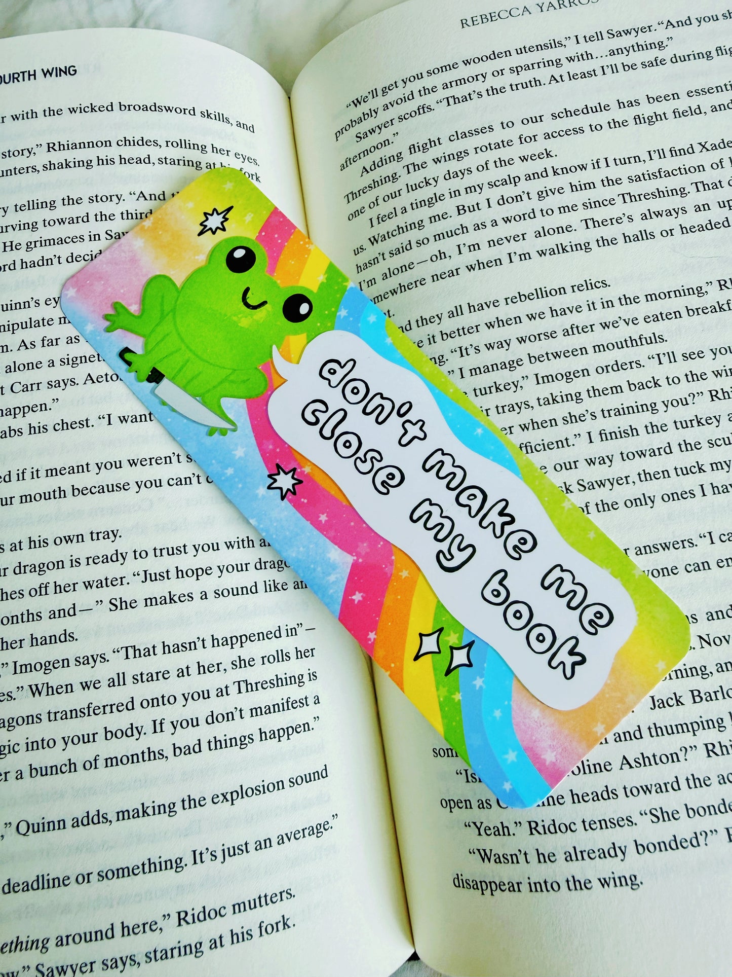 Don't Make Me Close My Book Bookmark