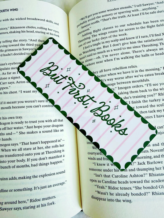 But First Books Bookmark