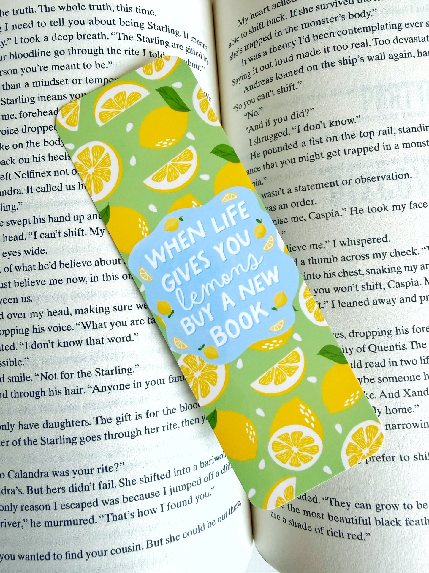 Lemon Bookmark
