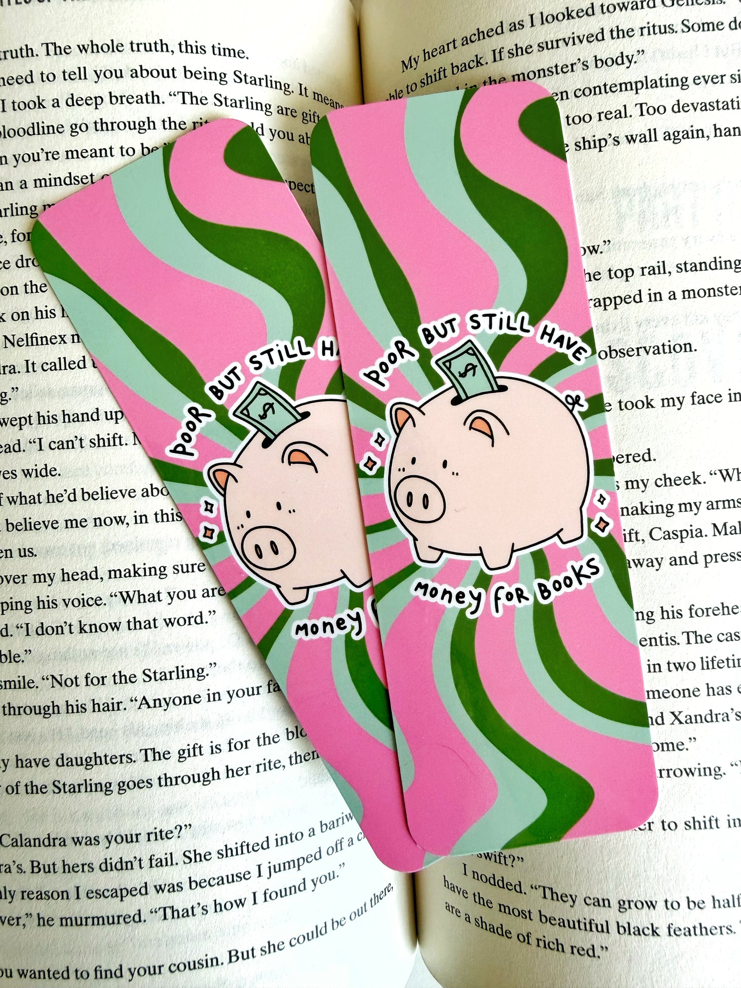 Money For Books Bookmark