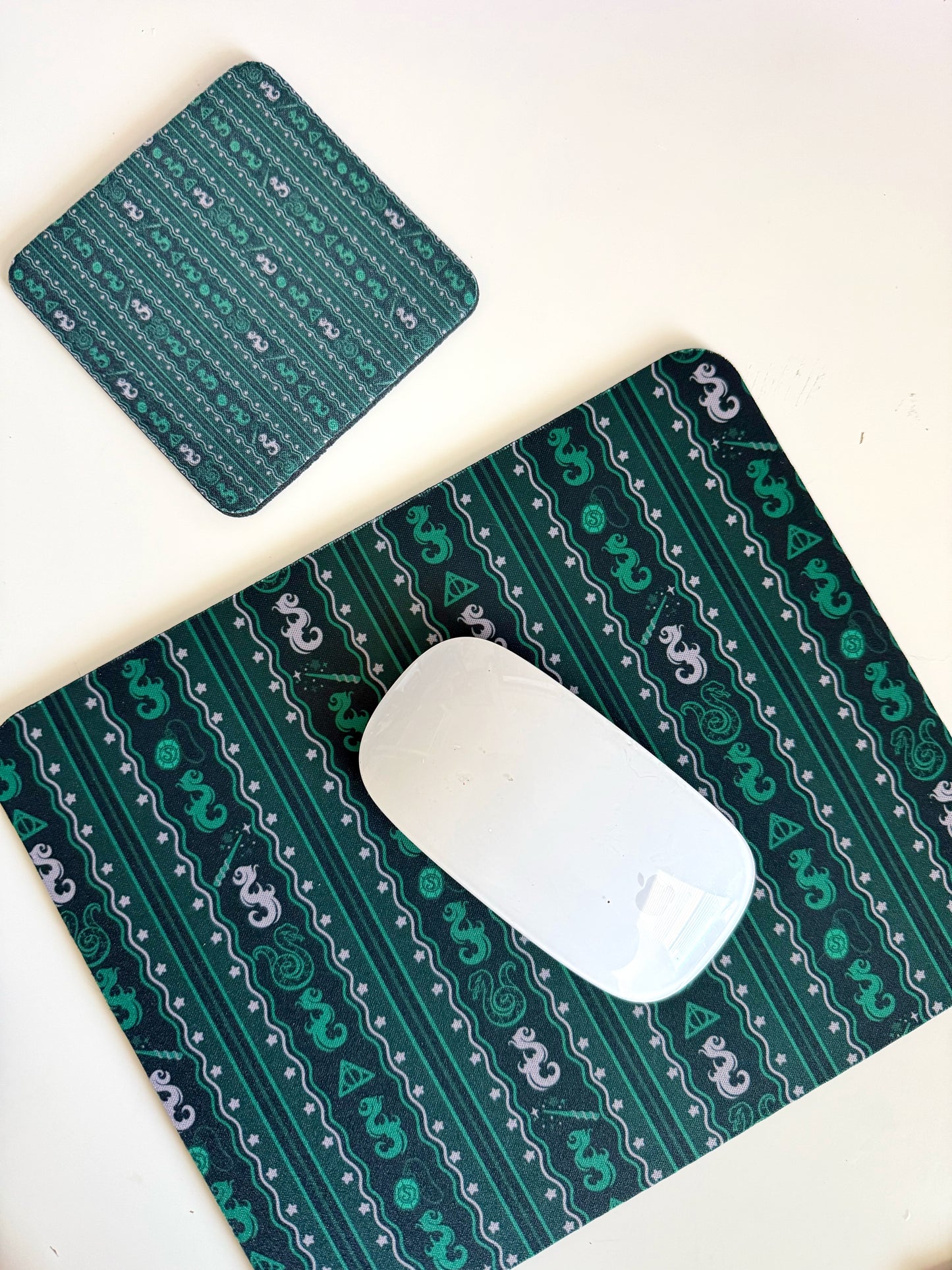 Slytherin Inspired Mouse Pad