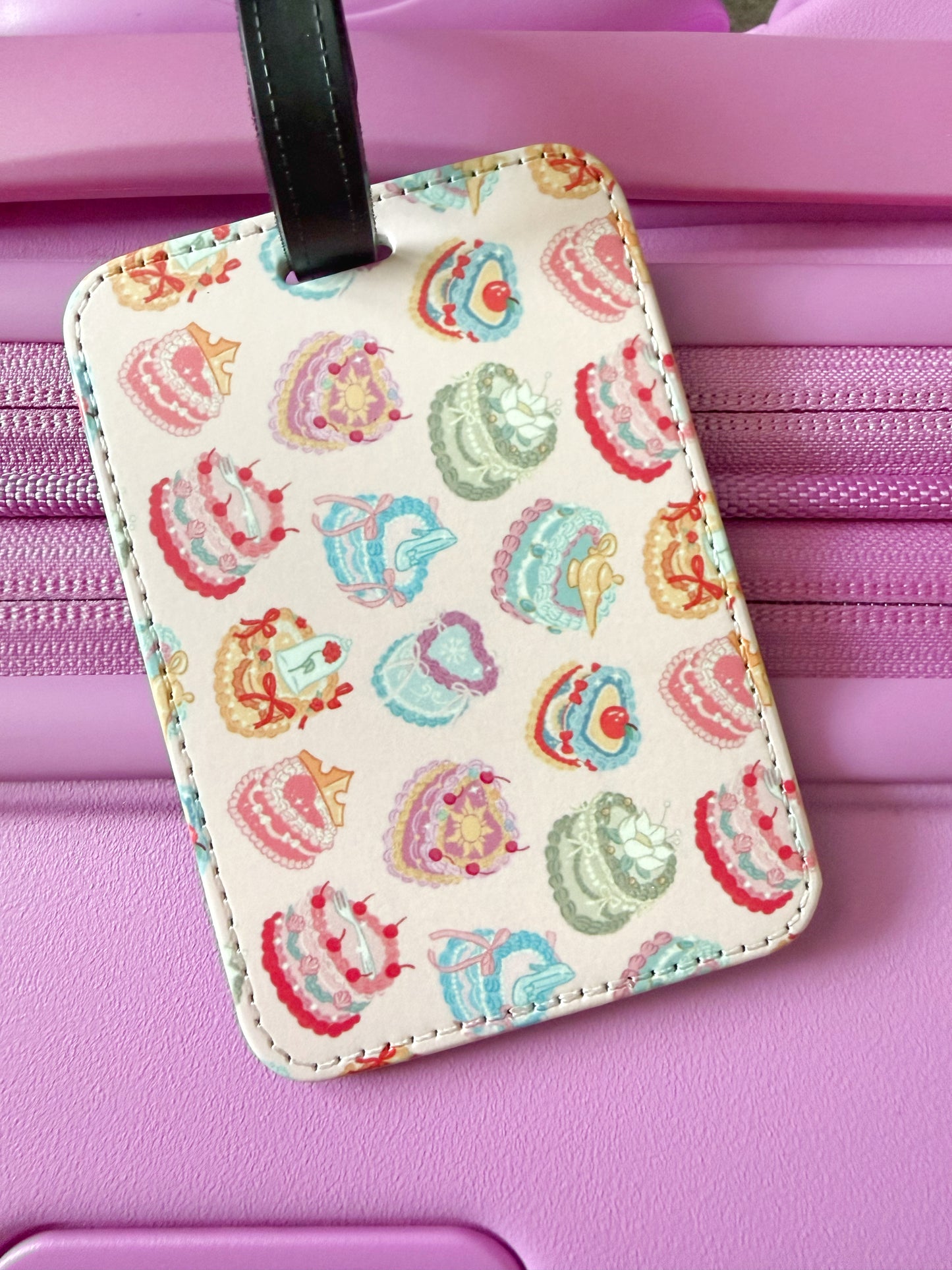 Princess Cakes Luggage Tag