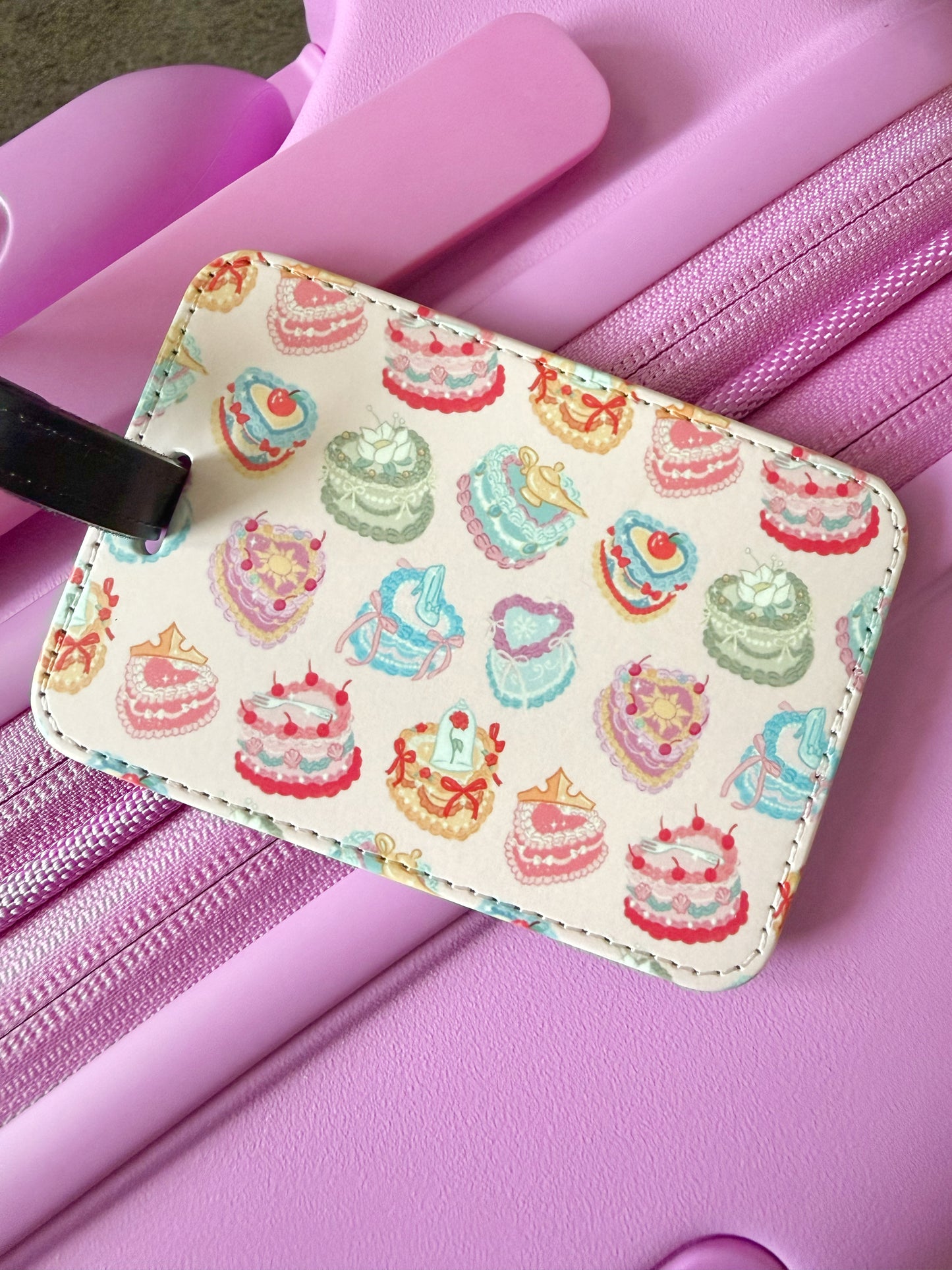 Princess Cakes Luggage Tag