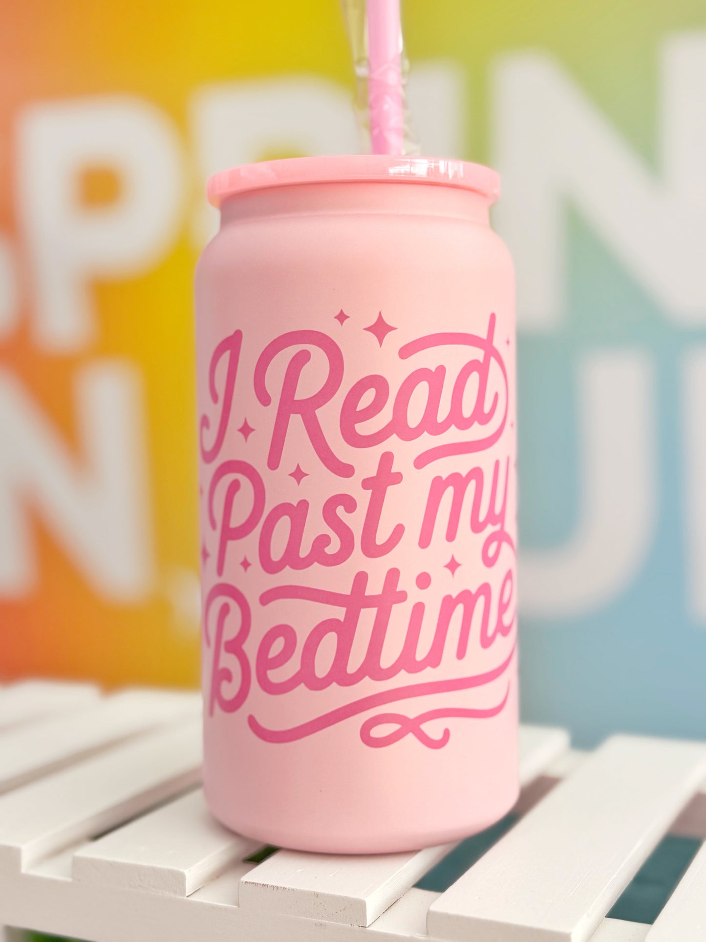 I Read Past My Bedtime Bookish Metal Can