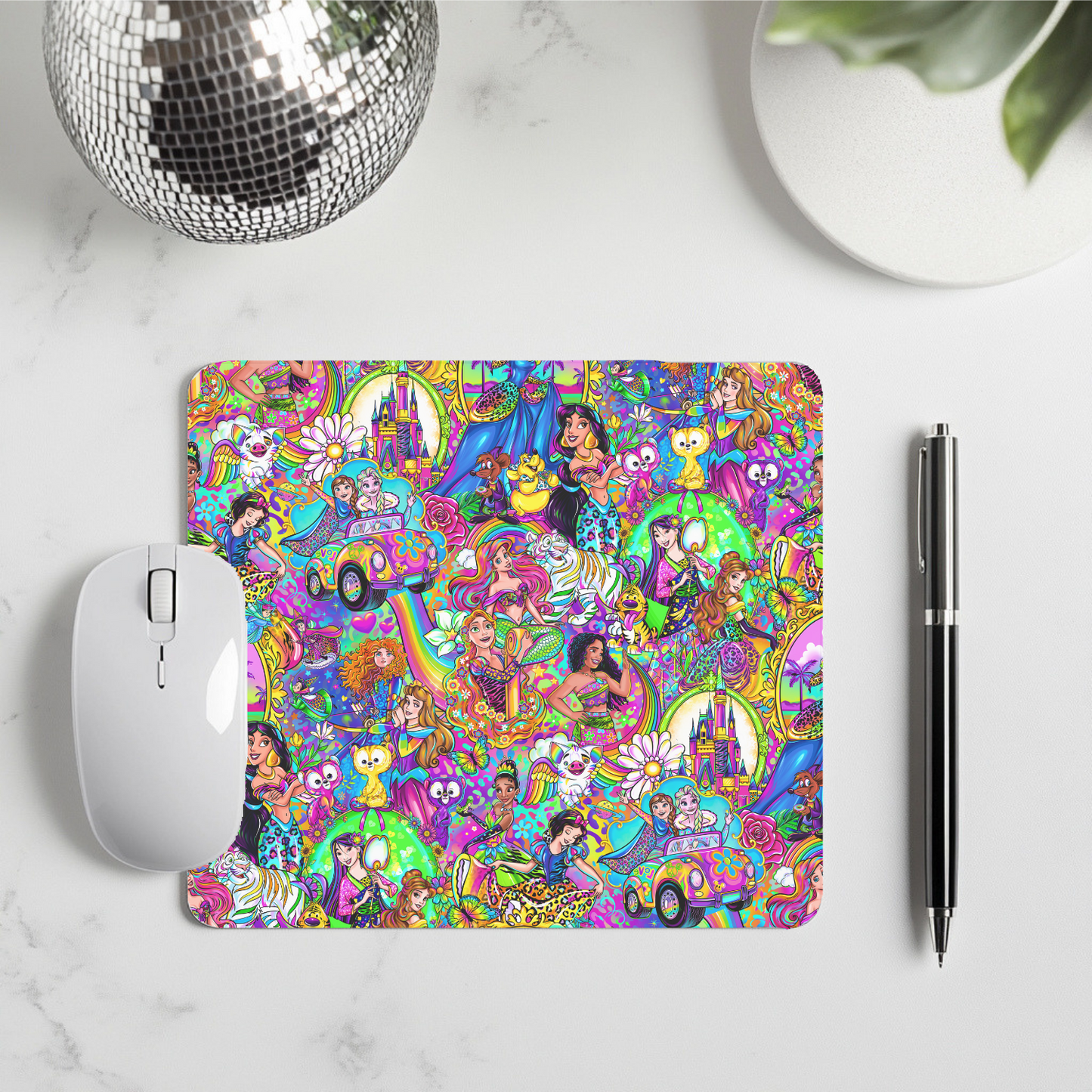 Cheetah Princess Mouse Pad