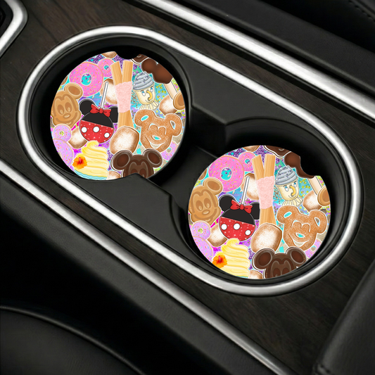Mouse Snacks Car Coaster