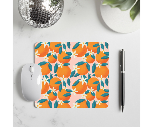 Orange Citrus Mouse Pad