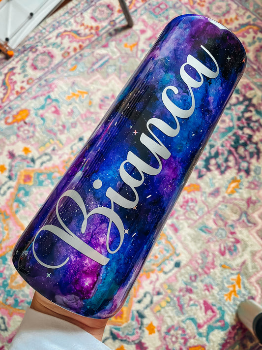 Milky Way Galaxy Alcohol Ink Tumbler